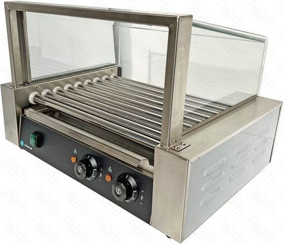ГРИЛЬ ДЛЯ HOT DOG HURAKAN HKN-GW9MC С ЭКРАНОМ